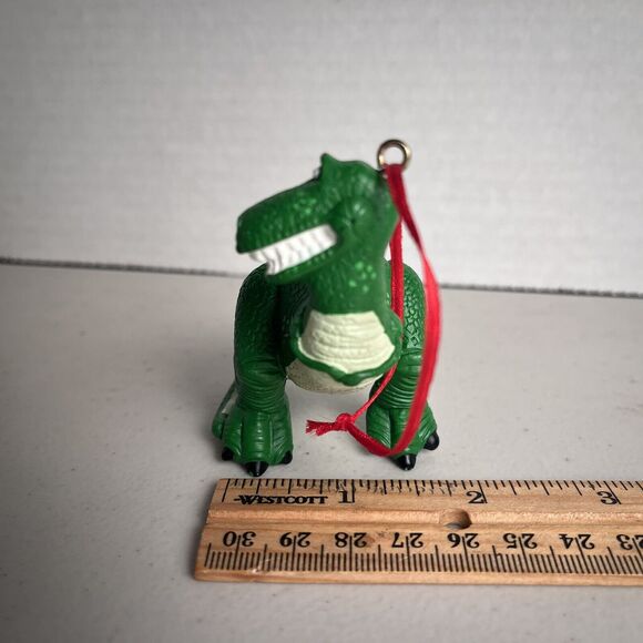 Disney Toy Story Pixar REX Green Dinosaur Christmas Ornament Xmas Holiday 2.5" - Picture 2 of 9